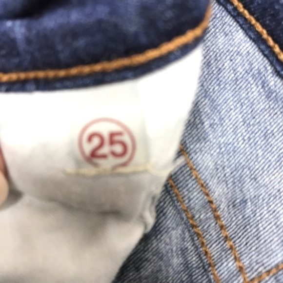 J Brand Bailey Cutoff Denim Shorts Size 25 - Picture 7 of 8